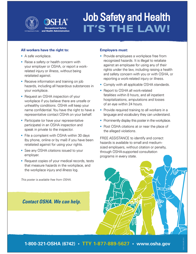 OSHA Workplace Poster